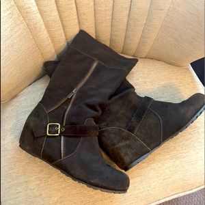 Suede Wedge Boots by Kenneth Cole Reaction
